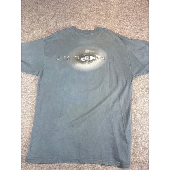 VINTAGE 90s Martina McBride Emotion Album Shirt Mens Large Blue Music Tee Y2K - Picture 2 of 7